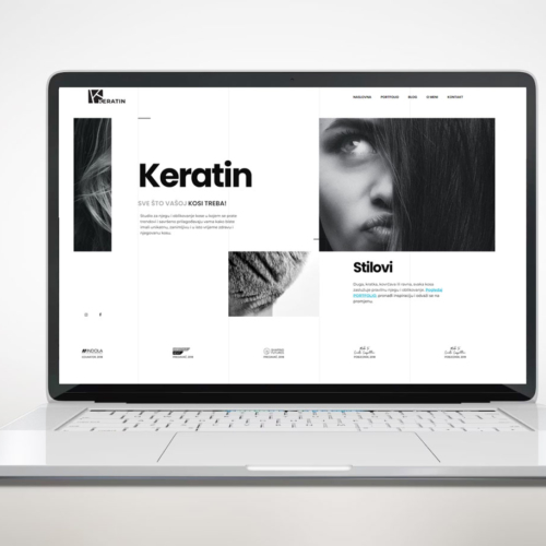 Web stranica keratin.hr