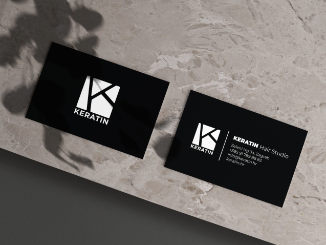 KERATIN LOGO vizitke
