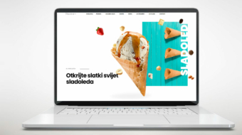 Web stranica sladoledi.hr