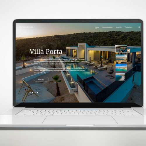 Web stranica villaporta-novalja.com